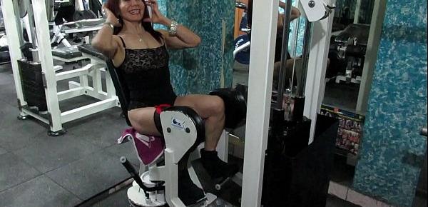  WORKOUT HOT DE LA ESCULTURAL DIOSA MILF